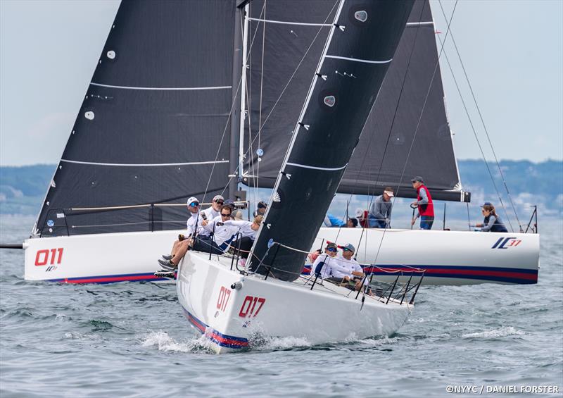 Qubit during the 168th Annual Regatta at the New York Yacht Club photo copyright Daniel Forster Photography / www.danielforster.com taken at New York Yacht Club and featuring the IC37 class