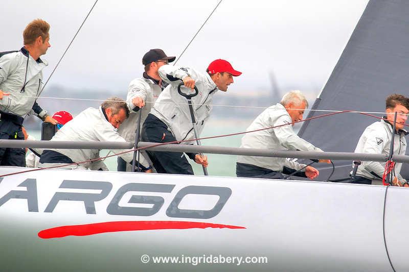 Ben Ainslie steeres Fargo to a Britannia Cup trophy win - Cowes Week day 4 photo copyright Ingrid Abery / www.ingridabery.com taken at Cowes Combined Clubs and featuring the IC37 class