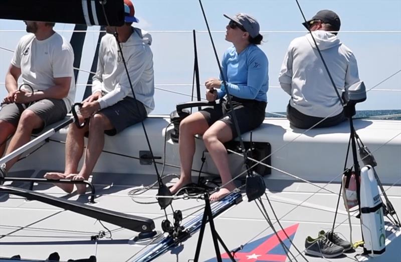 Hannah Lynn Reid (in blue) - photo © Stuart Streuli / New York Yacht Club