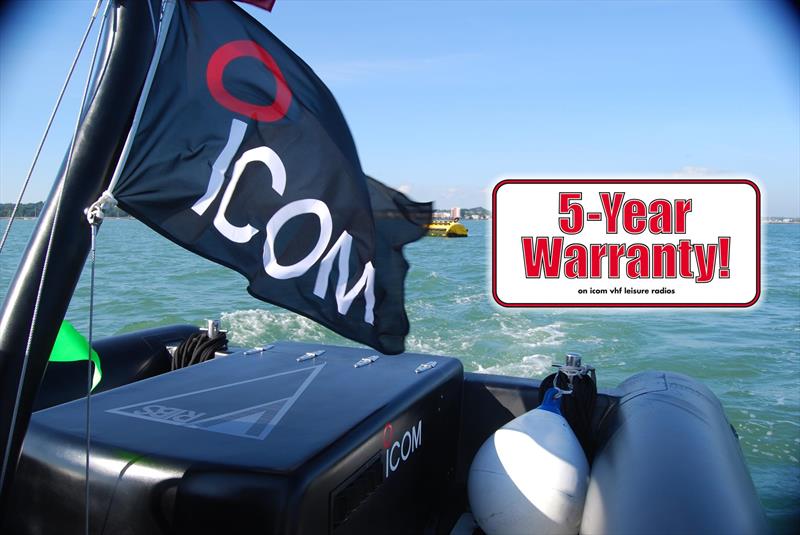 5 Year Warranty on Icom Marine VHF Radios Purchased in January 2019 photo copyright Icom taken at  and featuring the  class