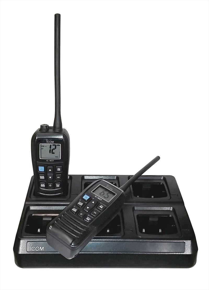 IC-M37 -6-way charger photo copyright ICOM UK taken at  and featuring the  class