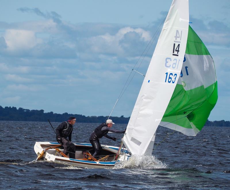 Philip Hackett and Dan Kinlay during the 2023 IDRA 14 Championship at Lough Ree - photo © David Dickson