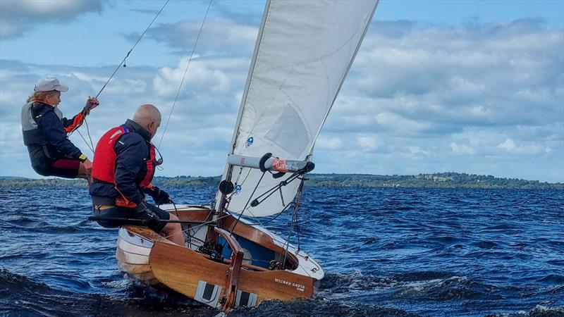 Donal Heney and Aibigéal O'Brien during the 2023 IDRA 14 Championship at Lough Ree - photo © Rachael Doogue