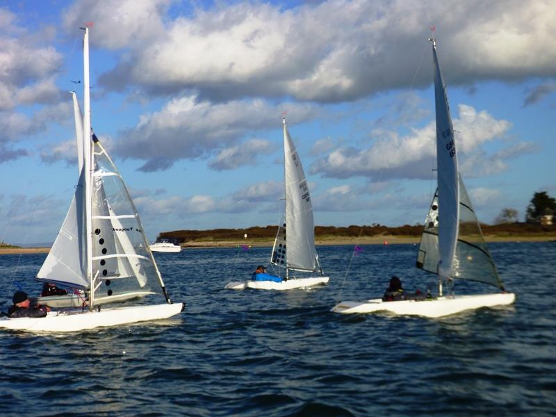 BSC vs. EWCC during the Bembridge Illusion Inter Club Team Racing - photo © Mike Samuelson