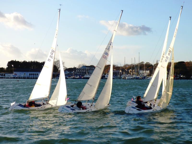 ISC vs. SVYC during the Bembridge Illusion Inter Club Team Racing - photo © Mike Samuelson