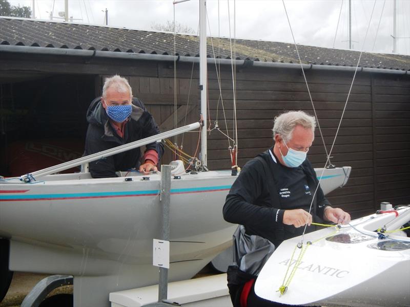 Bembridge Illusions first weekend racing of the 2020-2021 Winter Season photo copyright Mike Samuelson taken at Bembridge Sailing Club and featuring the Illusion class