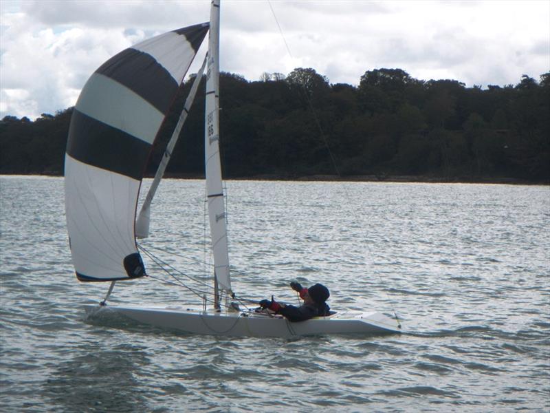Bembridge Illusions first weekend racing of the 2020-2021 Winter Season photo copyright Mike Samuelson taken at Bembridge Sailing Club and featuring the Illusion class