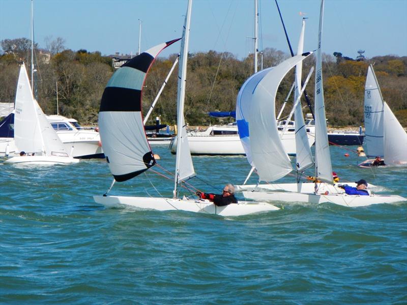Bembridge Illusion Stratton Memorial Trophy 2021 photo copyright Mike Samuelson taken at Bembridge Sailing Club and featuring the Illusion class
