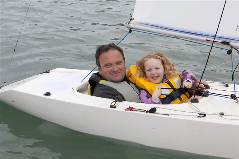 Graham Sunderland wins the Vernon Stratton Memorial Regatta photo copyright Ben Wood / www.islandimages.co.uk taken at Bembridge Sailing Club and featuring the Illusion class