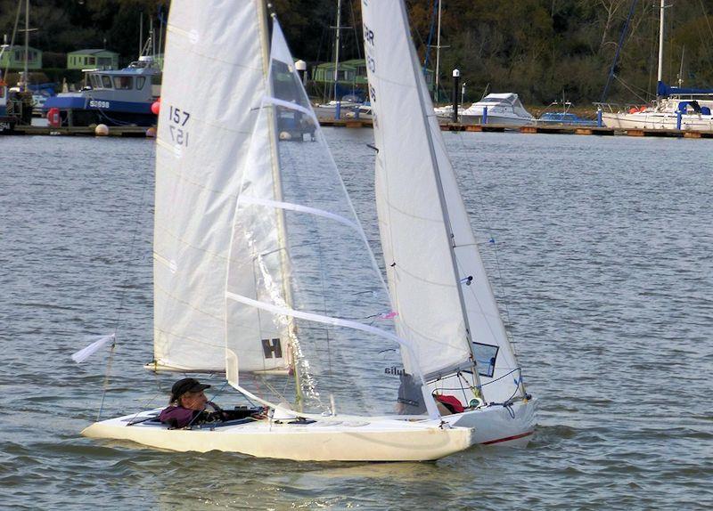 2019 Illusion Team Racing Championships at Bembridge photo copyright Mike Samuelson taken at Bembridge Sailing Club and featuring the Illusion class