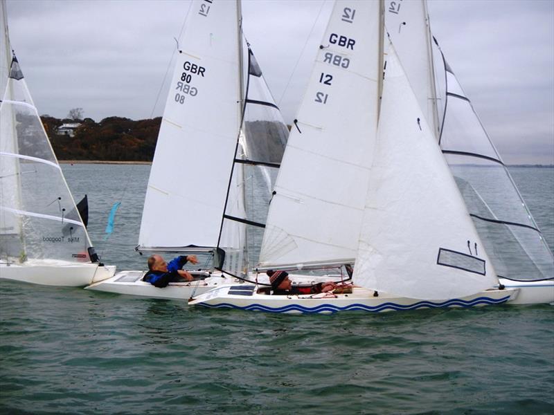 Illusion Team Racing at Bembridge photo copyright Mike Samuelson taken at Bembridge Sailing Club and featuring the Illusion class