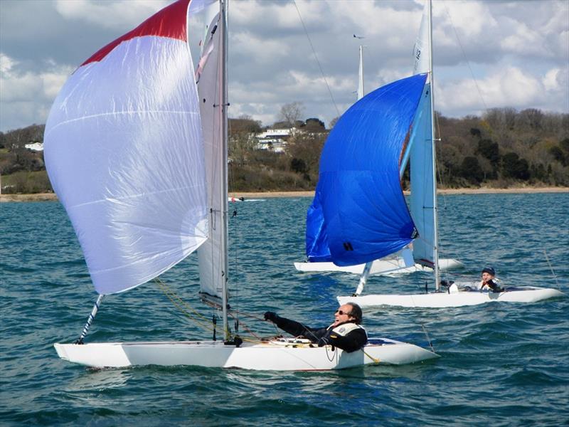 Bembridge Illusion Spring Plate 2022 photo copyright Mike Samuelson taken at Bembridge Sailing Club and featuring the Illusion class