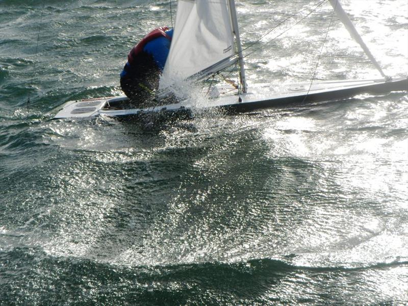 Bembridge Illusion Trafalgar Trophy 2022 - Race 3 photo copyright Mike Samuelson taken at Bembridge Sailing Club and featuring the Illusion class