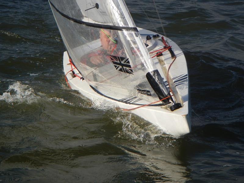 Bembridge Illusion fleet sail January Jacket in November - Sunday's race 1 photo copyright Mike Samuelson taken at Bembridge Sailing Club and featuring the Illusion class