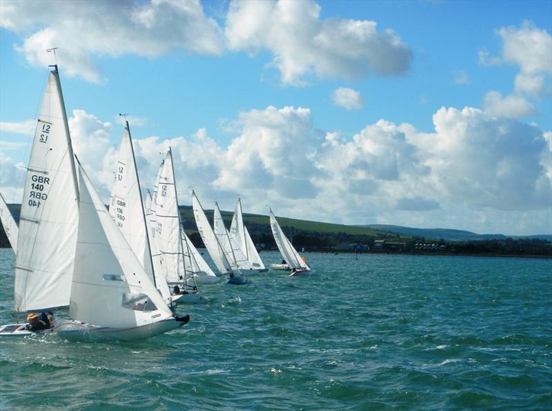 Bembridge Illusion 2023-24 Season opening weekend - race 2 start - photo © Mike Samuelson