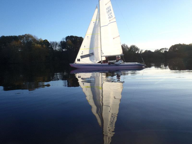 Race 3 was abadoned - Illusion Inland Championship at Middle Nene  photo copyright Wilf Kunze taken at Middle Nene Sailing Club and featuring the Illusion class