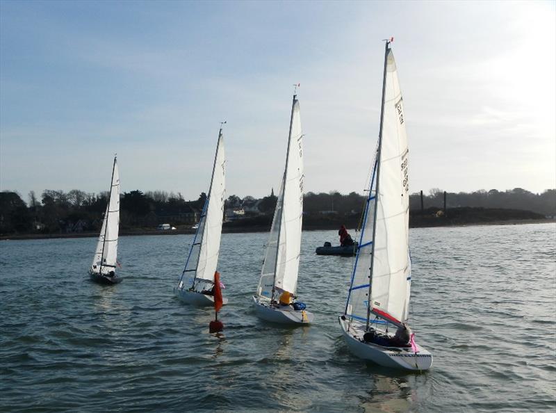 Bembridge Illusion second 2023/24 Team Racing event - BSC2 v STHSC photo copyright Mike Samuelson taken at Bembridge Sailing Club and featuring the Illusion class