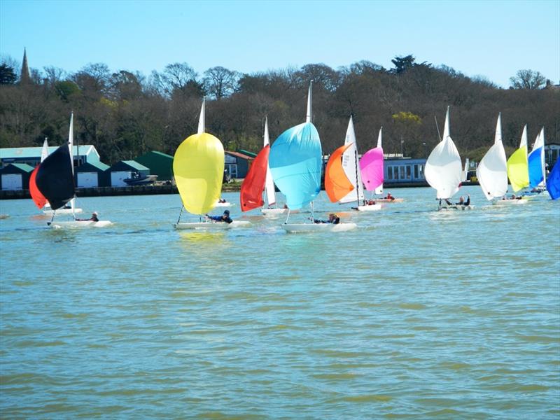 Bembridge Illusion Vernon's Easter Egg Cup 2024 - Race 4 photo copyright Mike Samuelson taken at Bembridge Sailing Club and featuring the Illusion class