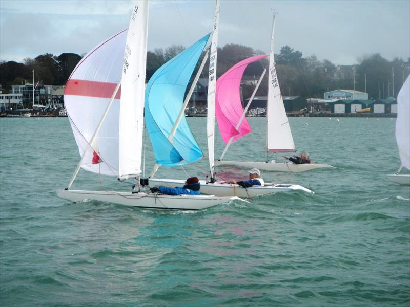 Bembridge Illusion Guy Fawkes Trophy 2025 photo copyright Mike Samuelson taken at Bembridge Sailing Club and featuring the Illusion class