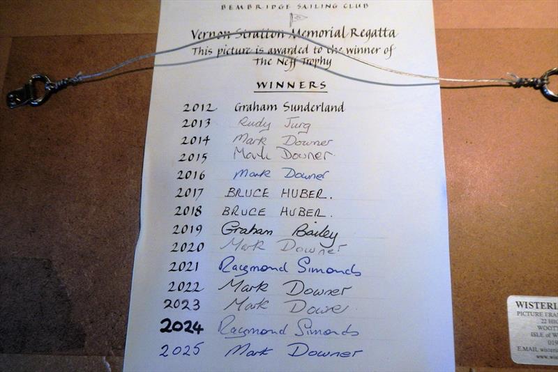 Bembridge Illusion Stratton Memorial Trophy history photo copyright Mike Samuelson taken at Bembridge Sailing Club and featuring the Illusion class