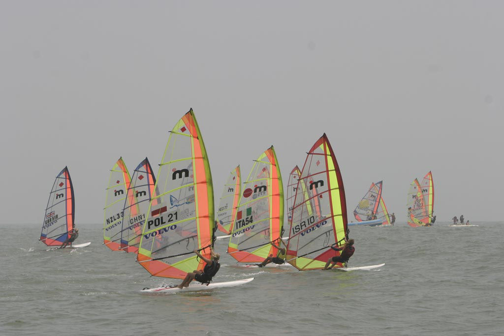 Action from the Volvo ISAF Youth Worlds at Busan, Korea photo copyright Peter Bentley taken at  and featuring the IMCO class