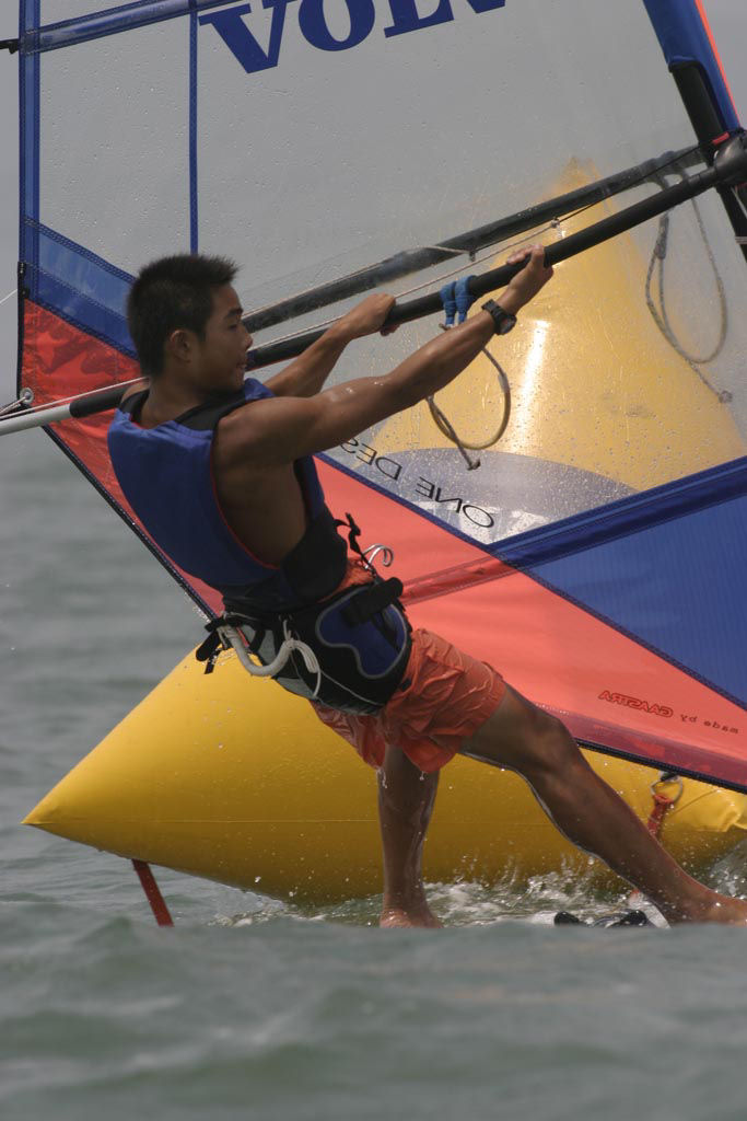 Action from the Volvo ISAF Youth Worlds at Busan, Korea photo copyright Peter Bentley taken at  and featuring the IMCO class