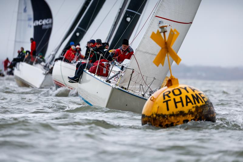 Polly - 42nd Hamble Winter Series - Week 7 photo copyright Paul Wyeth / www.pwpictures.com taken at Hamble River Sailing Club and featuring the Impala 28 class