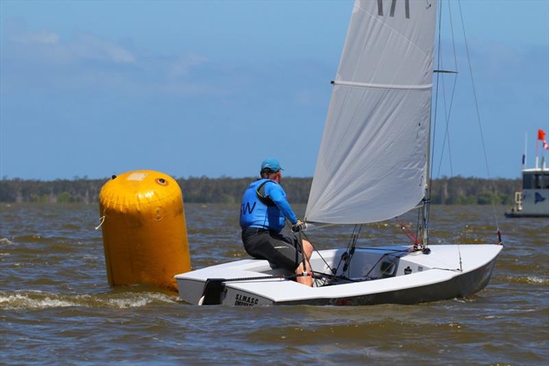 Michael Brown, third place - 35th Impulse Australian Championships photo copyright Marina Hobbs taken at Lake Cootharaba Sailing Club and featuring the Impulse class