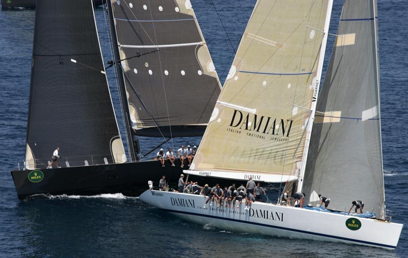 Damiani Our Dream and Y3K on day 4 of the Giraglia Rolex Cup in St. Tropez photo copyright Carlo Borlenghi / Rolex taken at  and featuring the IMS class