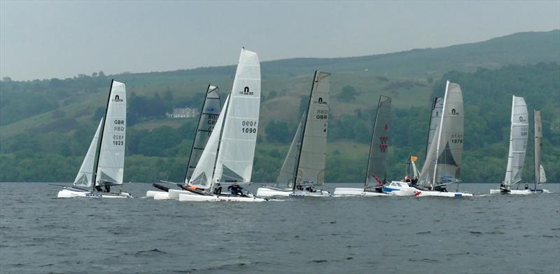 GJW Direct Bala Catamaran Open photo copyright John Hunter taken at Bala Sailing Club and featuring the Formula 20 class