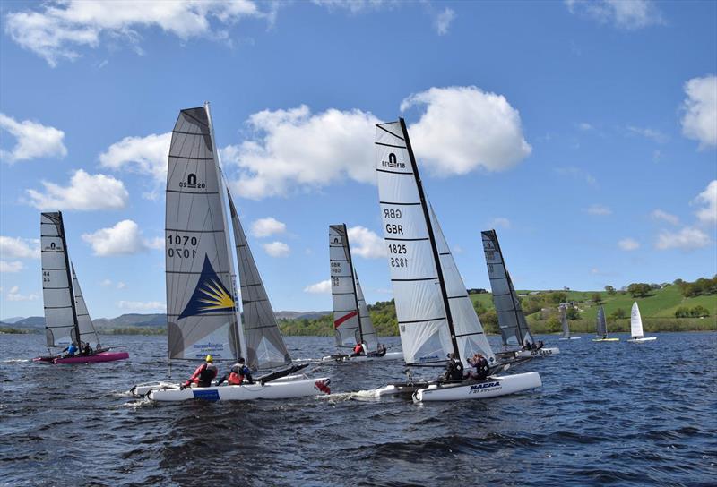 Planar Heaters UK 42nd Bala Cat Open photo copyright John Hunter taken at Bala Sailing Club and featuring the Formula 20 class