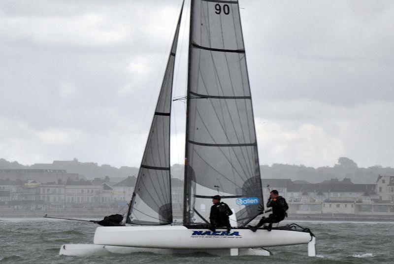 Tony Stokes and Caleb Cooper in the Forts Race 2022 at Whitstable photo copyright Nick Champion / www.championmarinephotography.co.uk taken at Whitstable Yacht Club and featuring the Formula 20 class