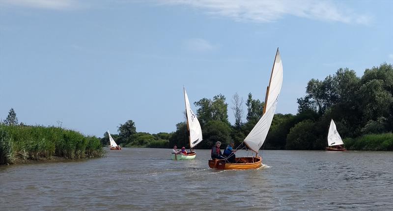 International 12 Footers at Oulton Broad photo copyright WOBYC taken at Waveney & Oulton Broad Yacht Club and featuring the International 12 class