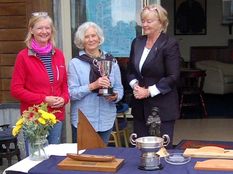 Gail Varian and Nicky Schofield-Gray win the Edmond Johnson Trophy and the Altair Trophy at the Irish 12 Foot Dinghy Championship at Lough Ree - photo © John Malone