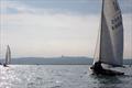 Classic International 14 open meeting at Blakeney - K885 sailed by Ian Turfrey and Alistair Wilson © BSC