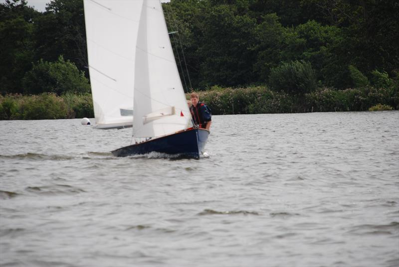 Chris and Nick Dunster during the Classic and Vintage Dinghy Open at Norfolk Broads YC photo copyright Bill & Diana Webber taken at Norfolk Broads Yacht Club and featuring the International 14 class