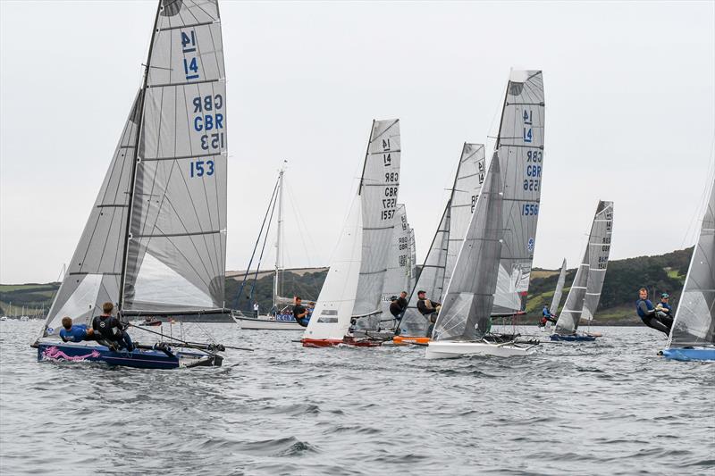 International 14 Prince of Wales Cup Week photo copyright Lee Whitehead / www.photolounge.co.uk taken at Royal Cornwall Yacht Club and featuring the International 14 class