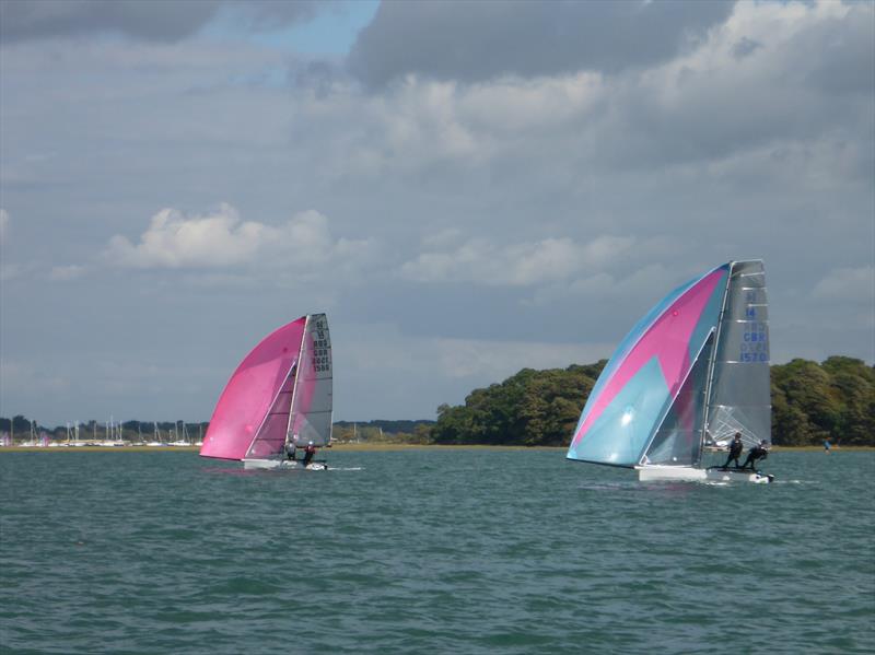 I14 Bull Trophy at Itchenor photo copyright Andy Penman & Caroline Gosford taken at Itchenor Sailing Club and featuring the International 14 class