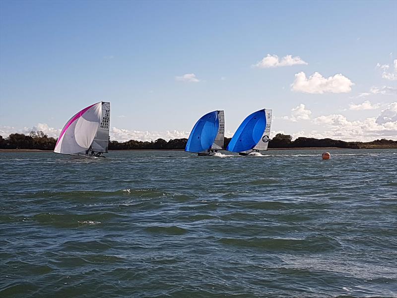 International 14 Walker Trophy at Itchenor photo copyright Caroline Gosford taken at Itchenor Sailing Club and featuring the International 14 class