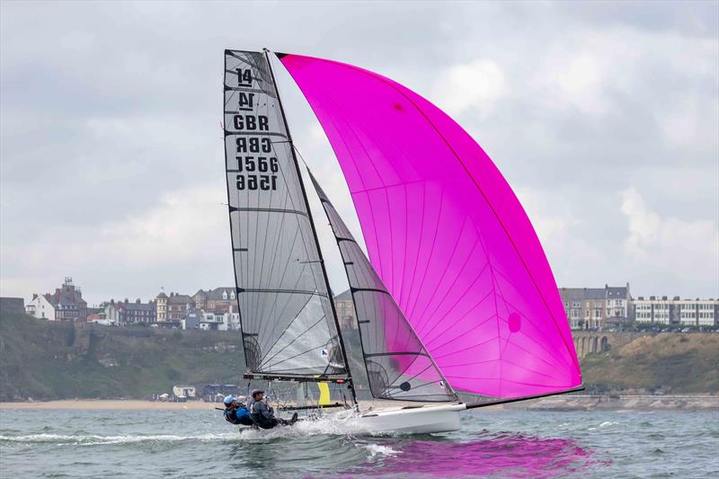 I14 Prince of Wales Cup Week photo copyright Tim Olin / www.olinphoto.co.uk taken at Tynemouth Sailing Club and featuring the International 14 class