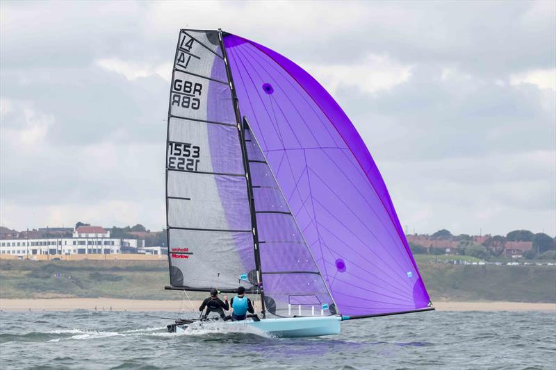 I14 Prince of Wales Cup Week photo copyright Tim Olin / www.olinphoto.co.uk taken at Tynemouth Sailing Club and featuring the International 14 class