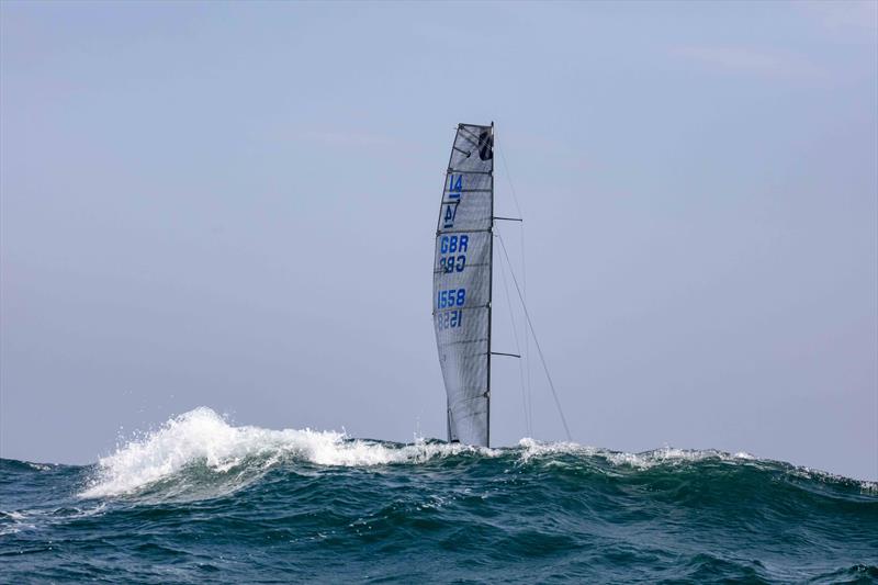 I14 Prince of Wales Cup Week photo copyright Tim Olin / www.olinphoto.co.uk taken at Tynemouth Sailing Club and featuring the International 14 class