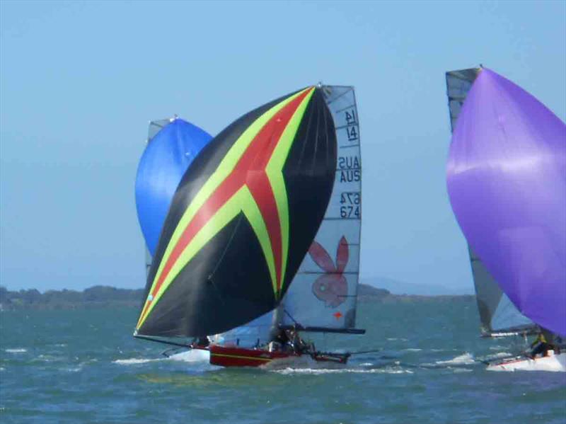 ARGO - father daughter combo - International 14 2018 Australian Championships - Day 2 photo copyright John Graham taken at Darling Point Sailing Squadron and featuring the International 14 class