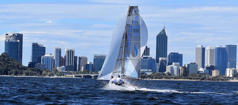 I14 World Championship photo copyright Graeme Everett taken at Perth Dinghy Sailing Club and featuring the International 14 class