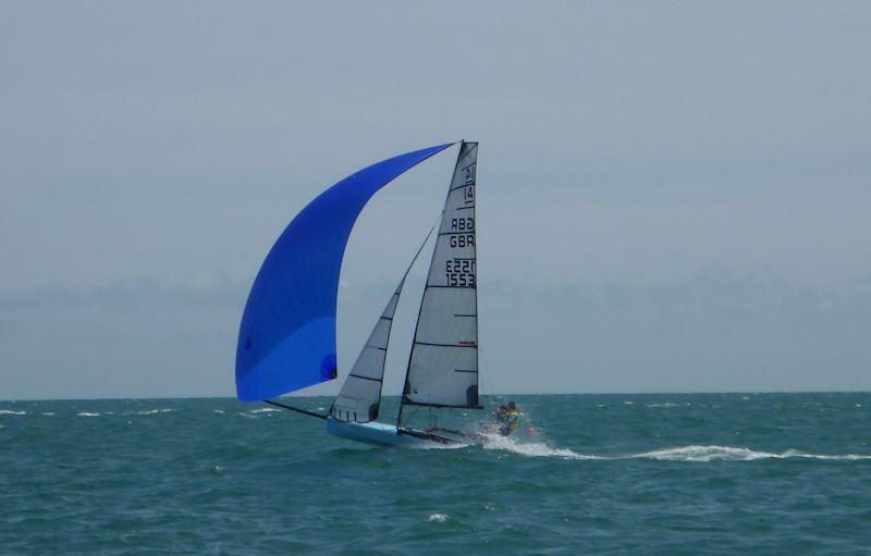 International 14 Gallon Trophy at Itchenor photo copyright Neale Jones taken at Itchenor Sailing Club and featuring the International 14 class