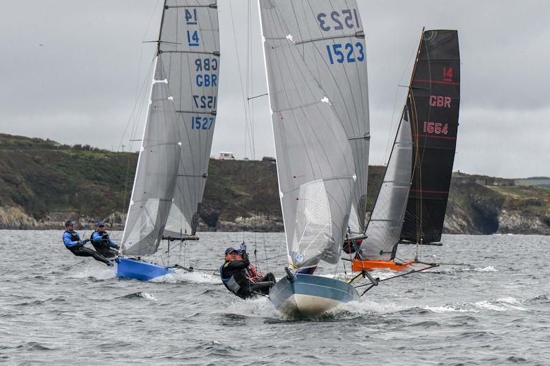 International 14 UK National Championships 2019 - the Prince of Wales Cup race photo copyright Lee Whitehead / www.photolounge.co.uk taken at Royal Cornwall Yacht Club and featuring the International 14 class