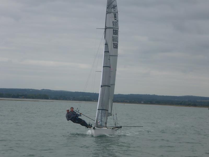 I14 Autumn Pint and Trophy at Itchenor photo copyright Caroline Gosford taken at Itchenor Sailing Club and featuring the International 14 class