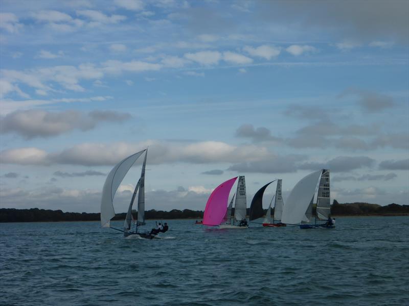 I14 Autumn Pint and Trophy at Itchenor photo copyright Caroline Gosford taken at Itchenor Sailing Club and featuring the International 14 class