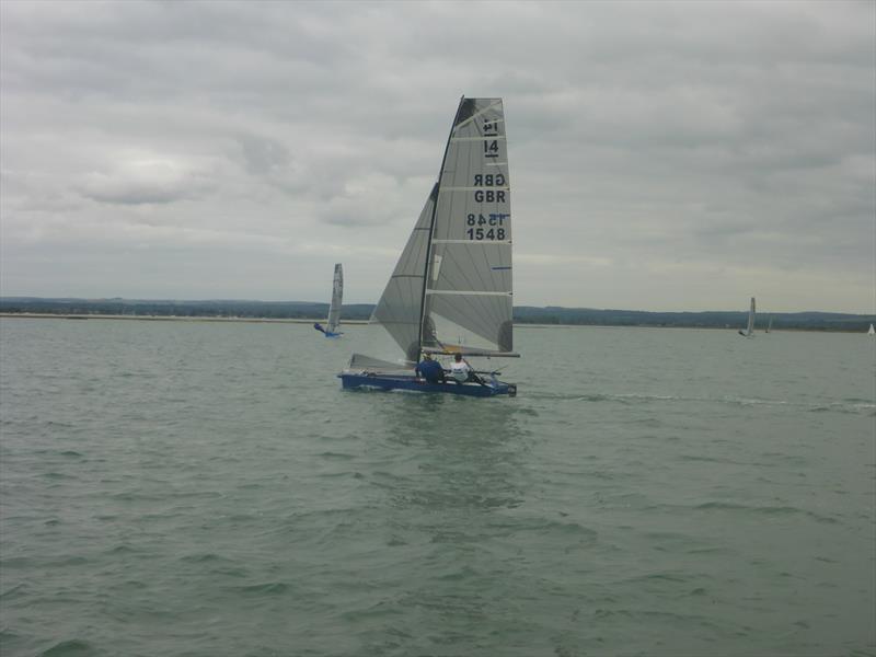 I14 Autumn Pint and Trophy at Itchenor photo copyright Caroline Gosford taken at Itchenor Sailing Club and featuring the International 14 class