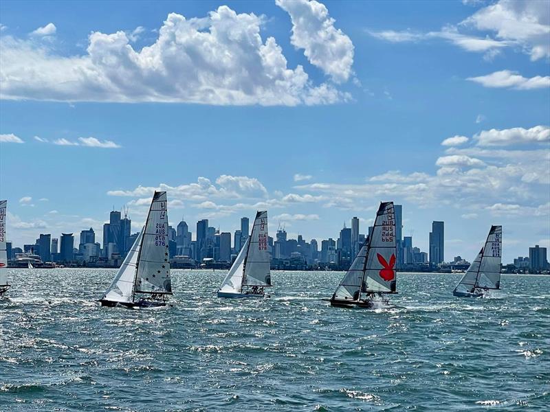 i14 Victorian State Championships 2022 photo copyright Freya Vickery taken at Royal Yacht Club of Victoria and featuring the International 14 class